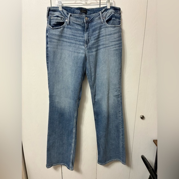 Silver Jeans Light Blue Straight Leg Women's Jeans - Picture 1 of 3